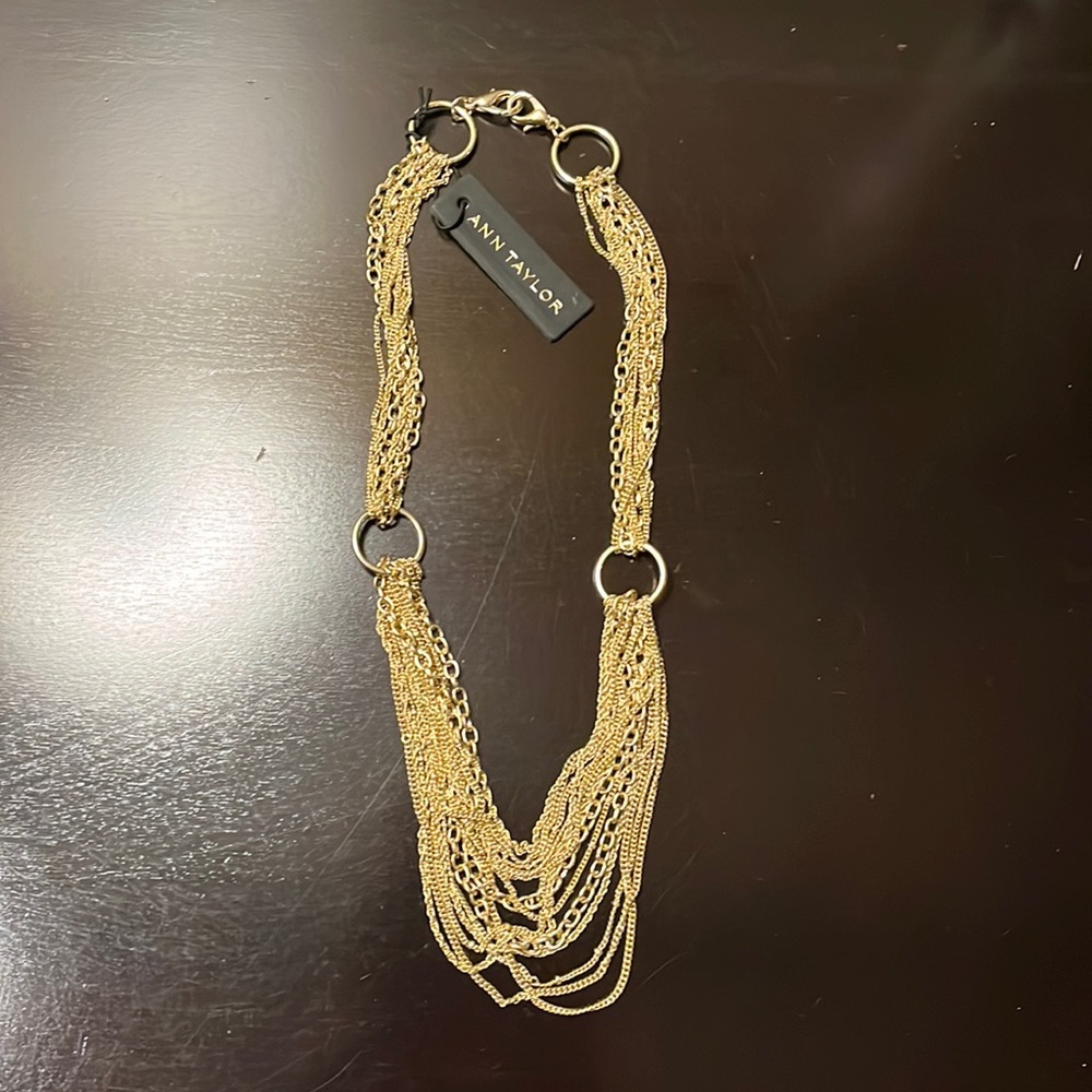 Ann Taylor gold necklace